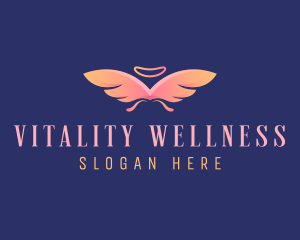 Angel Wings Wellness logo design