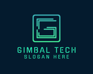 Cyber Tech Letter G logo design