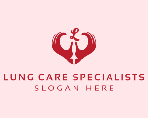 Heart Hands Caring logo design