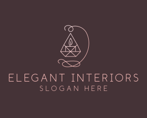 Candle Spa Decor logo design