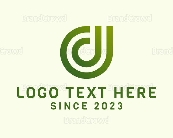 Digital Modern Letter D Business Logo