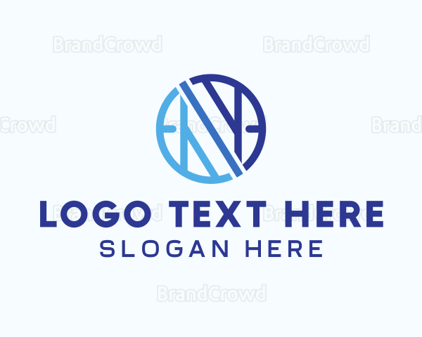 Modern Geometric Marketing Logo