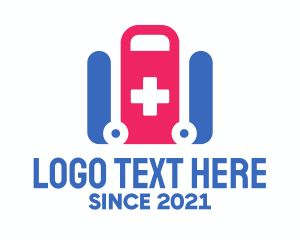 Hospital - Medical Paramedic Stretcher logo design