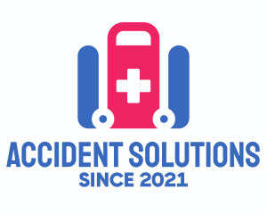 Accident - Medical Paramedic Stretcher logo design