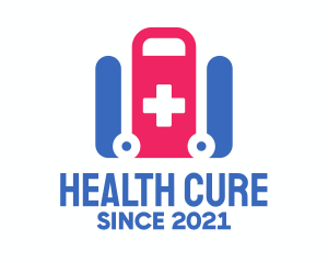 Medication - Medical Paramedic Stretcher logo design