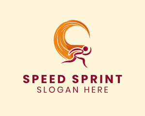 Runner - Fast Runner Athlete logo design