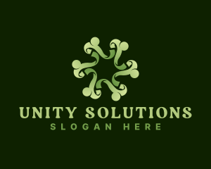 Human Resource Unity Agency  logo design