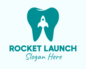 Rocket - Tooth Rocket Clinic logo design