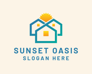 Sunny Home Residence logo design