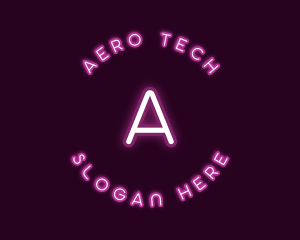 Neon Light Tech logo design