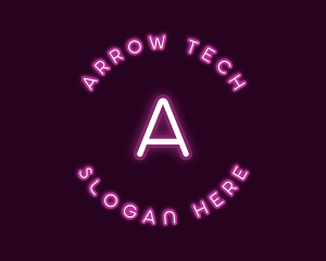 Neon Light Tech logo design