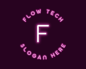 Neon Light Tech logo design