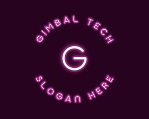 Neon Light Tech logo design