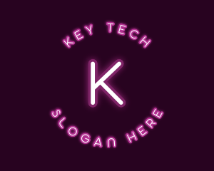 Neon Light Tech logo design