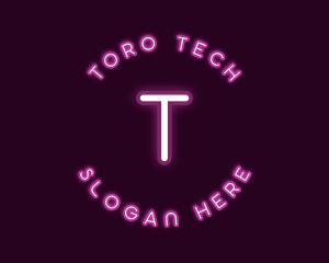 Neon Light Tech logo design