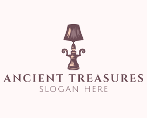 Antique Victorian Lamp logo design