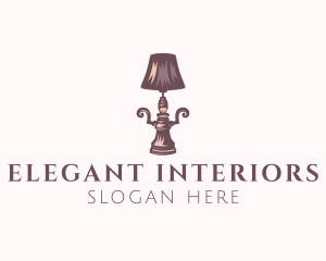 Antique Victorian Lamp logo design