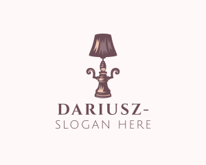 Interior Styling - Antique Victorian Lamp logo design