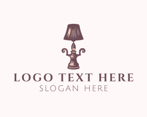 Antique Victorian Lamp Logo