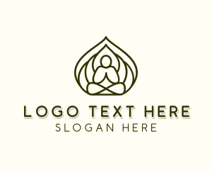 Peace - Health Healing Yoga logo design