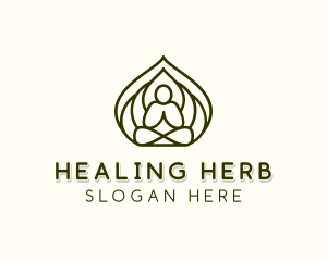 Health Healing Yoga logo design