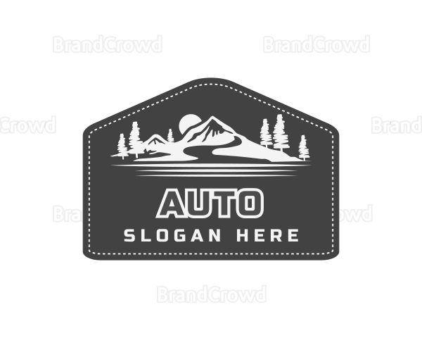 Mountain Scenery Landscape Logo