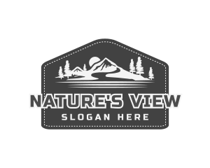 Scenery - Mountain Scenery Landscape logo design