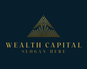 Abstract Luxury Triangle logo design