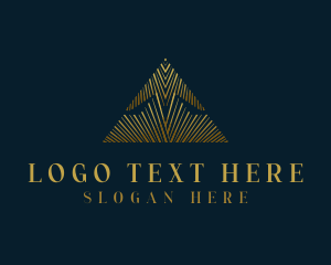 Abstract Luxury Triangle Logo