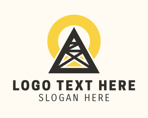 Worker - Urban Construction Structure logo design