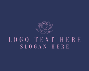 Salon - Flower Lotus Company logo design