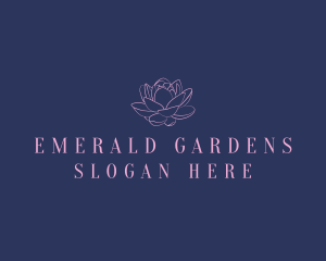 Flower Lotus Company logo design