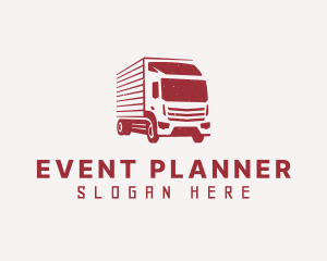 Shipment - Red Transportation Truck logo design