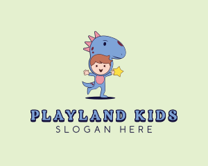 Star Dinosaur Kids logo design