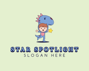 Star Dinosaur Kids logo design