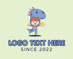 Dinosaur - Star Dinosaur Kids Playground logo design