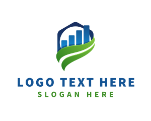 Trade - Marketing Business Bar Graph logo design