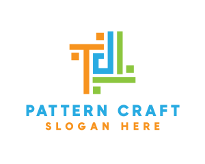 Square Creative Pattern logo design