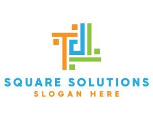 Square - Square Creative Pattern logo design
