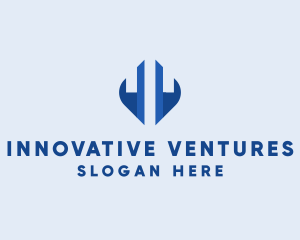 Abstract Building Venture logo design