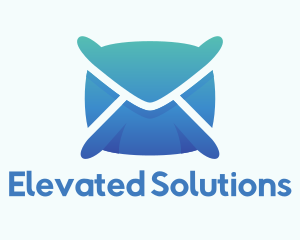 Mail Envelope Pillow logo design