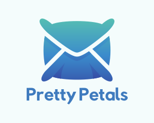 Mail Envelope Pillow logo design