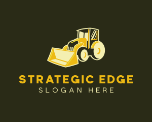 Digger - Construction Backhoe Machinery logo design