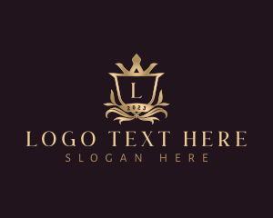 Premium - Premium Crown Shield logo design