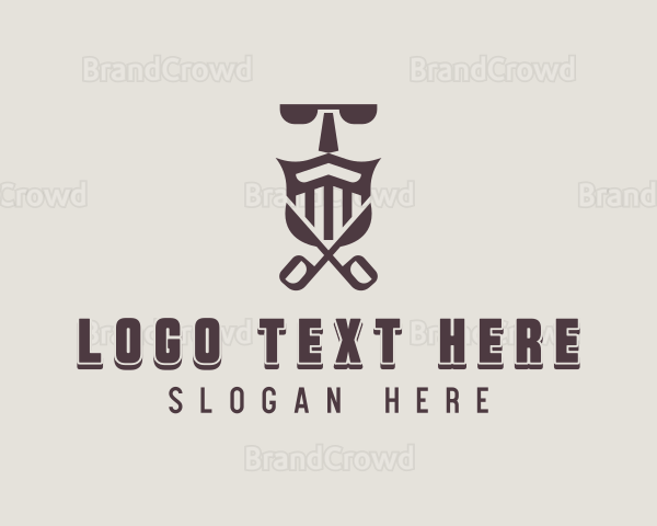 Barber Beard Grooming Logo