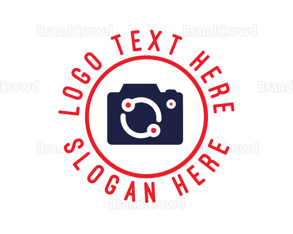 Digital Camera Photographer Logo