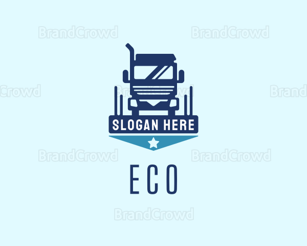 Trucking Delivery Vehicle Logo