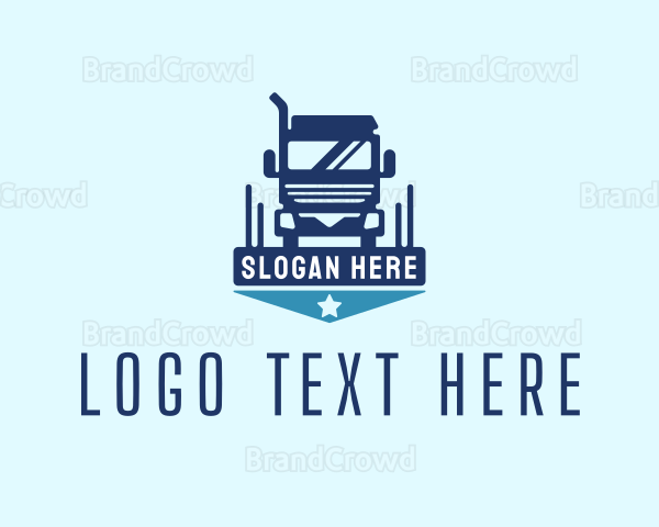 Trucking Delivery Vehicle Logo