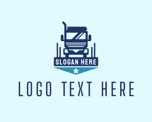 Closed Van - Trucking Delivery Vehicle logo design