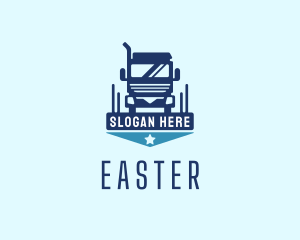 Highway - Trucking Delivery Vehicle logo design